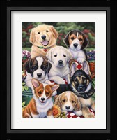 Garden Puppies Fine Art Print