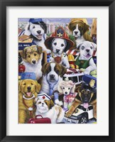 Working Puppies Fine Art Print