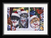 Cats In Window Fine Art Print