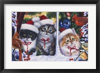 Cats In Window Fine Art Print