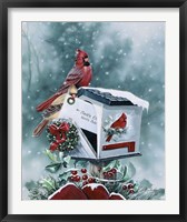 Christmas Cardinals Fine Art Print