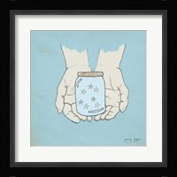 Jar Of Wishes Blue Fine Art Print
