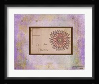 F is For Flower Fine Art Print