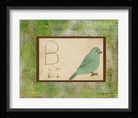 B is For Bird Fine Art Print