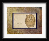 L is For Lion Fine Art Print