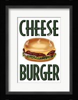 Cheese Burger Vertical Fine Art Print