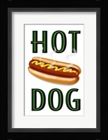 Hot Dog Vertical Fine Art Print