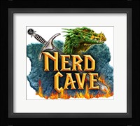 Nerd Cave Dragon Fine Art Print