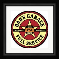 Dad's Garage Fine Art Print