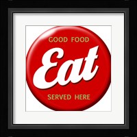 EAT Button Fine Art Print