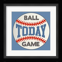 Ball Game Today Square Fine Art Print