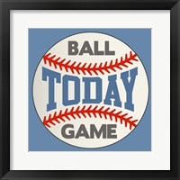 Ball Game Today Square Fine Art Print