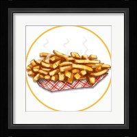 Fries Round Fine Art Print