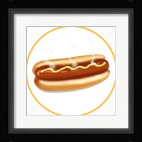 Hot Dog Round Fine Art Print
