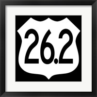 Marathon Framed Print