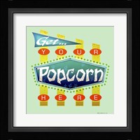 Popcorn Get Here Fine Art Print