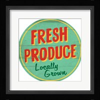 Fresh Produce Round Fine Art Print