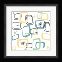 Retro Squares 1 Fine Art Print