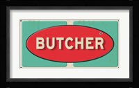 Butcher Embossed Fine Art Print