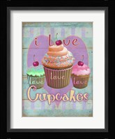 I Love Cupcakes Fine Art Print