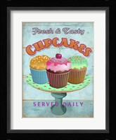 Cupcakes Retro Fresh Fine Art Print