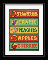 Farm Stand Board - Fruit Fine Art Print