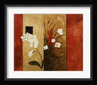 Asian Floral I Framed Print