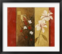 Asian Floral II Framed Print