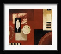 Red and Black II Framed Print