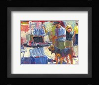 Walking The Dog Fine Art Print