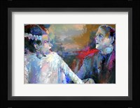 Frankenstein and His Bride Fine Art Print