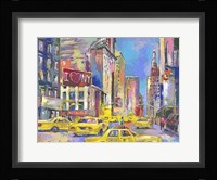 New York Taxi Framed Print