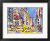 New York Taxi Framed Print