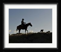 Sunset Ride Framed Print