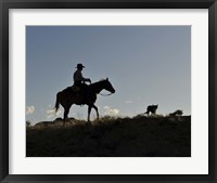 Sunset Ride Framed Print