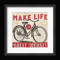 A Great Journey IV Framed Print