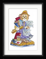 Teacher Cat Fine Art Print