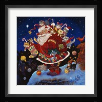 Here Comes Santa Claus Fine Art Print