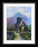 Irish Church & Garden Fine Art Print