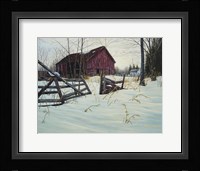 Oxford Barn Fine Art Print