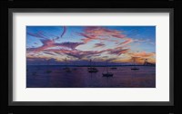 Newport Lights Framed Print