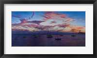 Newport Lights Framed Print