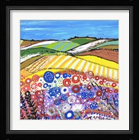 Wheatfields In Scotland Fine Art Print
