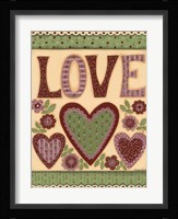 Love I Framed Print