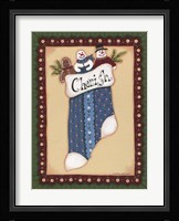 Stocking I Cherish Fine Art Print