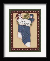 Stocking III Hope Fine Art Print