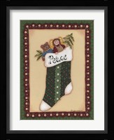 Stocking IV Peace Fine Art Print