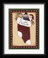 Stocking VI Faith Fine Art Print