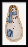 Derby Snowman Fine Art Print