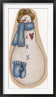 Derby Snowman Fine Art Print